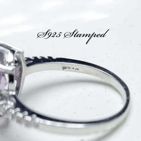 🎀925 Gradient Mystic Topaz Diamond Accent Ring - Picture 4 of 6